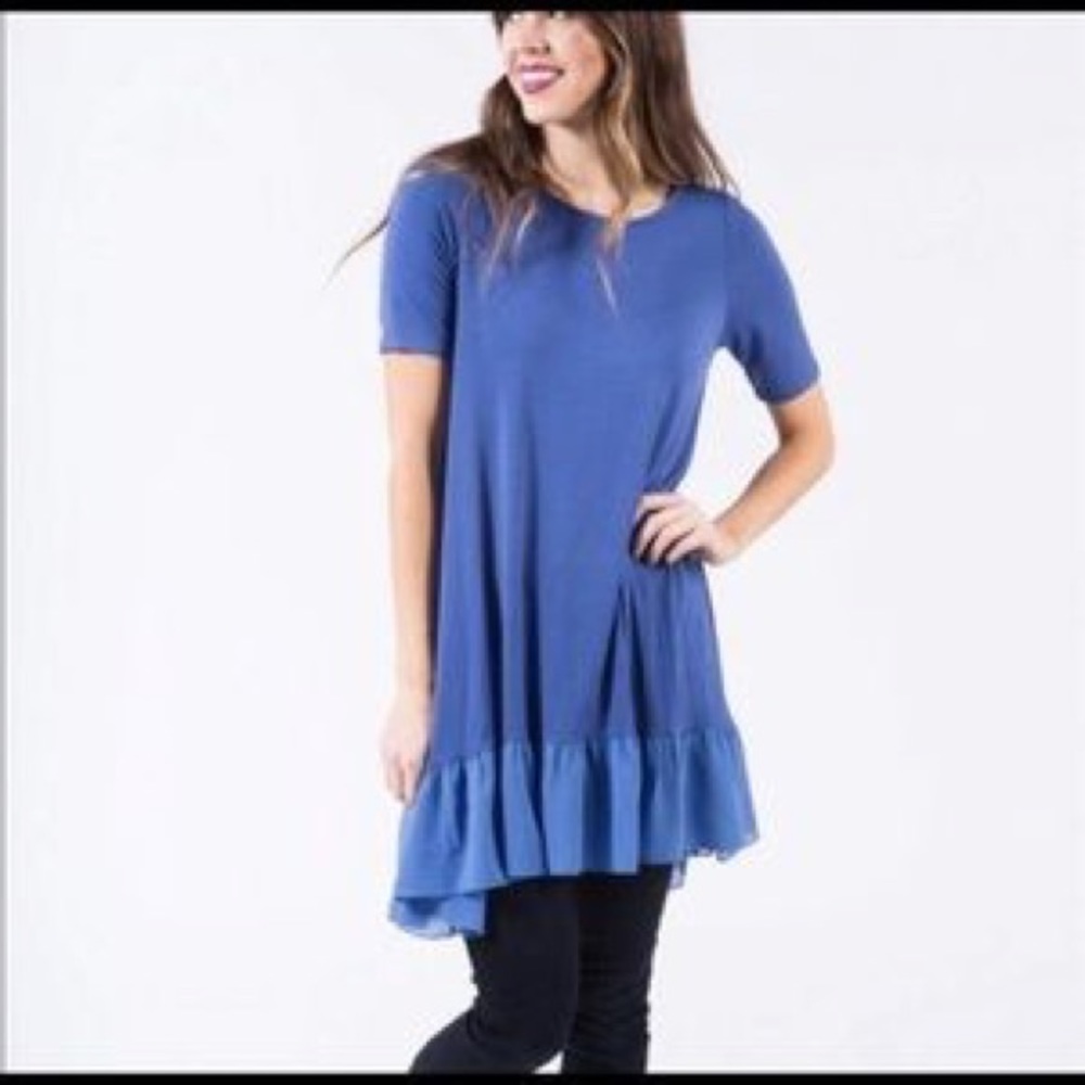 Agnes & Dora Chiffon Ruffle Tunic